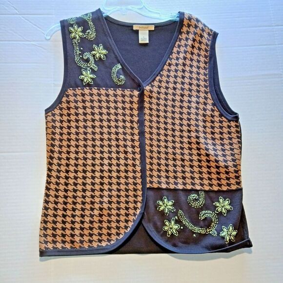 Vintage Bechamel Large Vest, Sleeveless Button Front. Chest 19ins, TOB 17ins - Picture 1 of 5